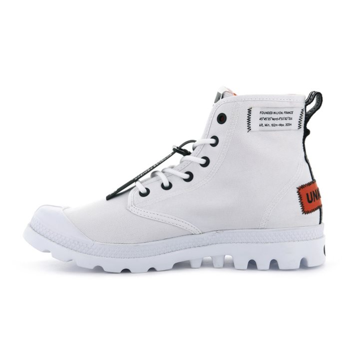 Dámské Boty Palladium Pampa Lite Overlab Bílé | CZ HFC-90Y